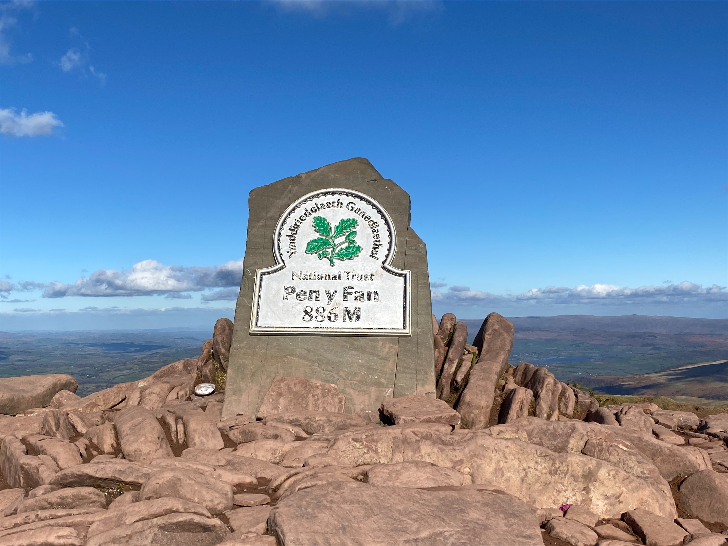 Pen-Y-Fan Summit plaque