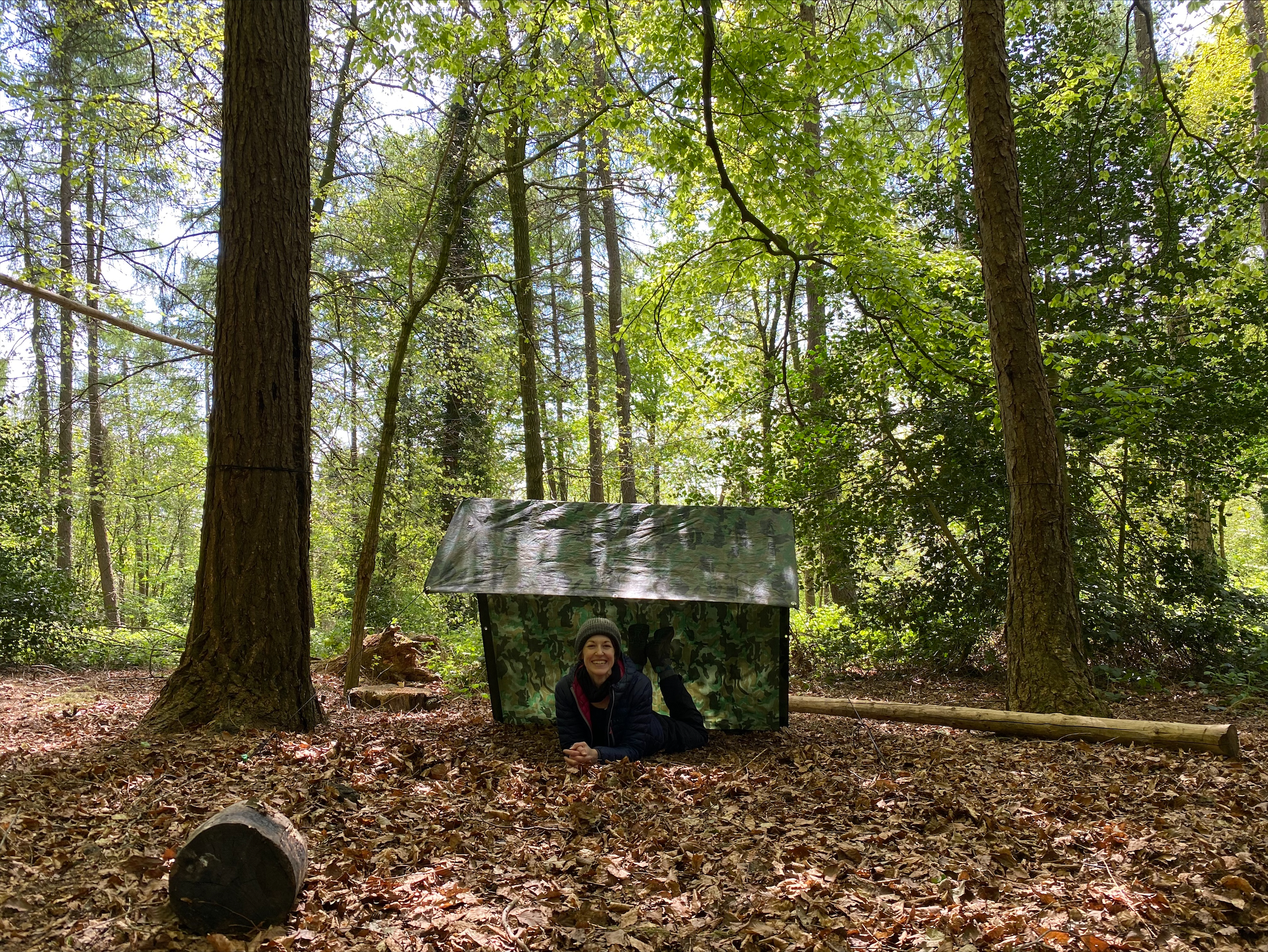 Womens Bushcraft Shelter