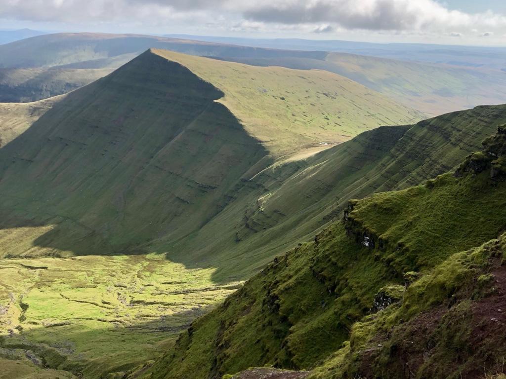 View over the hills